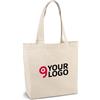 Borsa in cotone Beto 280g naturale con tasca interna 45x38x10,5 Personalizzate o neutre