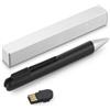 Penna USB 4GB in ABS con clip metallo e astuccio regalo - Nera Personalizzate o neutre