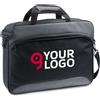 Santana Cartella PC 15.6" poliestere nera, tracolla e trolley Personalizzate o neutre