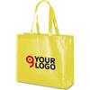 Shopper Millenia TNT laminato lucido 40x36x12 cm manici lunghi Personalizzate o neutre