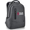 Zaino Boston porta PC 17" in nylon impermeabile con porta USB Personalizzate o neutre