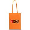Wharf Borsa Shopper Cotone Naturale 100% Manici Lunghi Beige Personalizzate o neutre