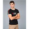 JRC T-shirt girocollo cotone Firenze tricolore, manica corta Personalizzate o neutre
