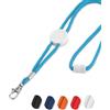 Lanyard regolabile in poliestere 26g, taglio doming Ø5x4,5cm Personalizzate o neutre