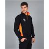 JRC Felpa Bari bicolore con zip, made in Italy, cotone 80% Personalizzate o neutre