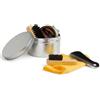 Set pulisci scarpe in metallo 6 pezzi Argento ø9,8x5,6cm 100g Personalizzate o neutre
