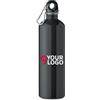 BIG MOSS Bottiglia alluminio bianca 750ml con moschettone Personalizzate o neutre