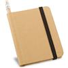 Block Notes A7 rigido carta riciclata con matita 8,2x10,5 cm Personalizzate o neutre