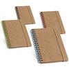 Block notes A6 eco, copertina rigida nera, 60 fogli a righe Personalizzate o neutre
