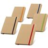 Block note A6 rigido in carta riciclata 80 fogli 10x14 cm ecologico Personalizzate o neutre