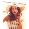 Beechfield Cappello Marbella tesa larga in paglia naturale taglia unica Personalizzate o neutre