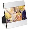 Portafoto in Alluminio Argento 13,5x13,5 cm | Design Moderno Personalizzate o neutre