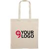 COTTONEL + Shopper Cotone Bio 140g OEKO-TEX® Manici Lunghi 38x42 Personalizzate o neutre
