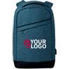 BERLIN Zaino bicolore antitaccheggio 13" USB, poliestere 600D Personalizzate o neutre