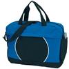 Borsa portadocumenti PI nera con tracolla, poliestere 38x28 cm Personalizzate o neutre