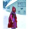 SPRINKLE Poncho Ripiegabile Trasparente in Polietilene 127x100 cm Personalizzate o neutre