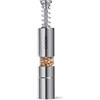 Saliera e pepiera inox 250g argento Ø2,7x15,3cm eleganti Personalizzate o neutre