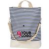 JUIST Borsa da Spiaggia Verde con Manici in Corda - Capiente Personalizzate o neutre
