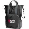 Halfar Multi Bag STEP shopper-zaino in poliestere 22L nero con tracolla Personalizzate o neutre