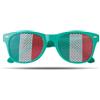 FLAG FUN Occhiali Party Bandiera | Lenti Colorate 14,2x4,6cm 23g Personalizzate o neutre