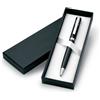OLYMPIA Penna a sfera laccata nera in box regalo, alluminio Personalizzate o neutre