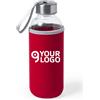 Borraccia Dokath vetro 450ml con custodia colorata e cinghia Personalizzate o neutre