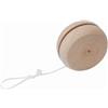 Yo-yo UPSIDE DOWN in legno naturale Ø5,3 cm, 36g, colore beige Personalizzate o neutre
