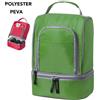 Borsa Termica Listak All-Terrain, 210D Colorata con 2 Scomparti Personalizzate o neutre