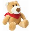 Peluche orso TUBBS 18 cm con fazzoletto rosso in morbido poliestere Personalizzate o neutre