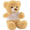 Peluche orsetto Alexander 18x27cm con maglietta bianca, poliestere Personalizzate o neutre