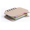 Block Notes Lazza a Fumetti in Cartone Riciclato con Post it Personalizzate o neutre