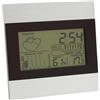 Stazione Meteo Shiny Day, LCD Alluminio, Termometro, 13x13cm Personalizzate o neutre