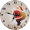 Orologio da parete CHIMNEY natalizio in legno Ø28 cm analogico Personalizzate o neutre