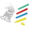 Beautiful Paint Babbo Natale da colorare con 4 pennarelli, poliestere Personalizzate o neutre