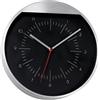 Orologio da muro Roundabout alluminio/vetro Ø25 cm moderno Personalizzate o neutre