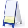 Portamemo Novich colorato in plastica, design cavalletto, 80 notes Personalizzate o neutre