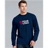 Gildan T-shirt Hammer manica lunga cotone no label Sport Personalizzate o neutre