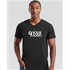 Fruit of the Loom T-shirt Uomo con Scollo a V Classic Fit 130g Personalizzate o neutre