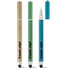 PAPYRUS Penna a sfera blu in carta kraft con punta touch 14g Personalizzate o neutre