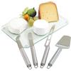 Set Coltelli Formaggi CHEESE in Acciaio Inox, 4 Pezzi con Custodia Personalizzate o neutre