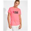 Roly Akita T-shirt sport fluo Unisex, poliestere effetto cotone Personalizzate o neutre