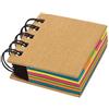 Mini quaderno ad anelli MULTI MEMO con foglietti adesivi multicolore Personalizzate o neutre