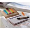 MEMO Mini Quaderno prendiappunti con penna e fogli adesivi eco Personalizzate o neutre