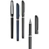Penna a sfera Bolt nera in ABS con clip metallica e refill gel Personalizzate o neutre