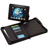 Cartellina NEW AGE PU nera con custodia iPad, zip e porta penna Personalizzate o neutre
