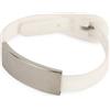 Bracciale Roma in silicone con placchetta metallo 23x1 cm Personalizzate o neutre