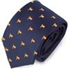 Cravatta uomo Spagna in microfibra 8.4x155cm Personalizzate o neutre