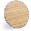 Caricatore Nembar wireless in bambù naturale con base antiscivolo Personalizzate o neutre