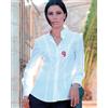 GP Italia Camicia donna Slim Fit collo coreano Cotone Oeko-Tex Personalizzate o neutre