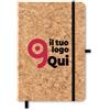 SUBER Notebook A5 sughero, 192 pagine, elastico, riciclato, naturale Personalizzate o neutre
